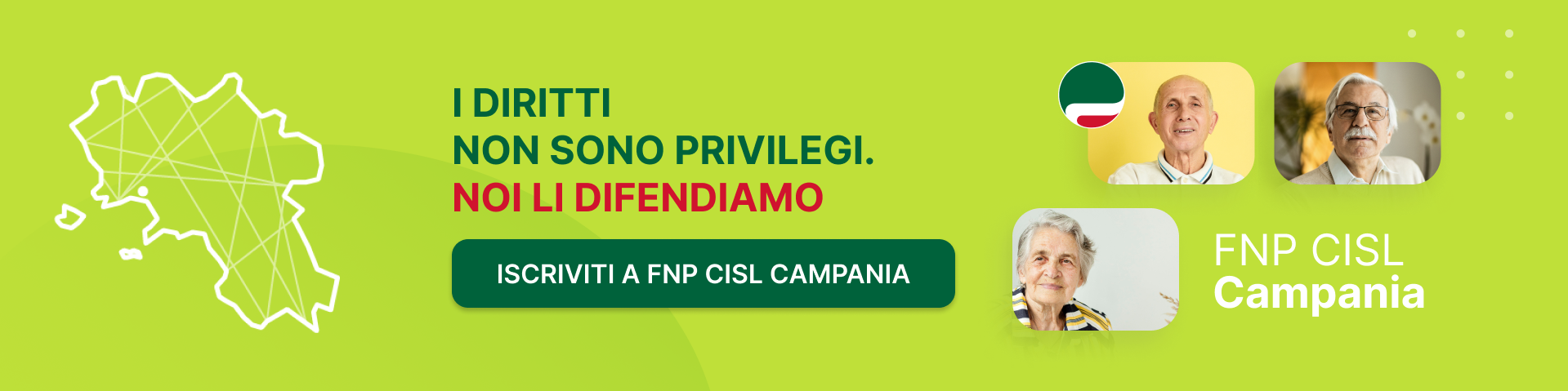 FNP CISL Campania - I diritti non sono privilegi. NOI LI DIFENDIAMO