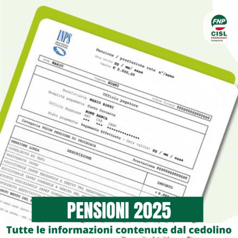 Pensione di gennaio 2025, cedolino e calendario dei pagamenti