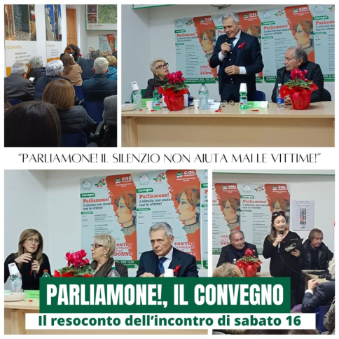 Grande partecipazione al convegno “Parliamone! Il silenzio non aiuta mai le vittime