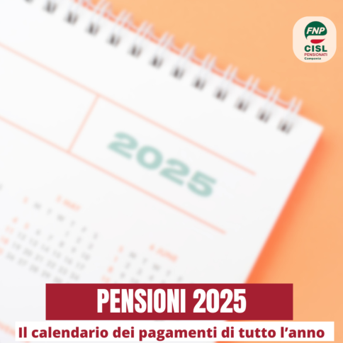 Pensioni, il calendario dei pagamenti del 2025