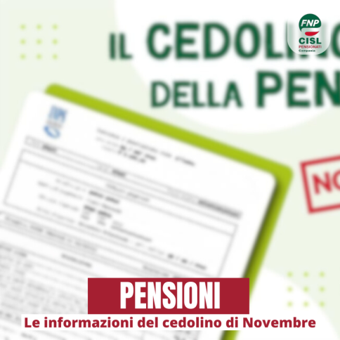 Cedolino pensione di novembre 2024, le informazioni utili